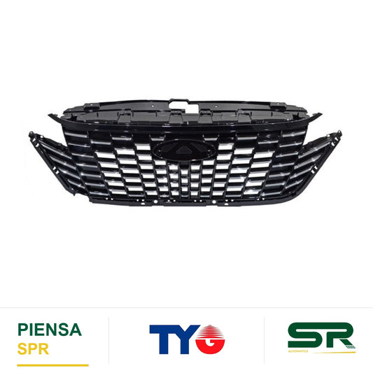 PARRILLA SIN BISEL CON CROMO CHIREY TIGGO 2 PRO 2023-2025 TYG