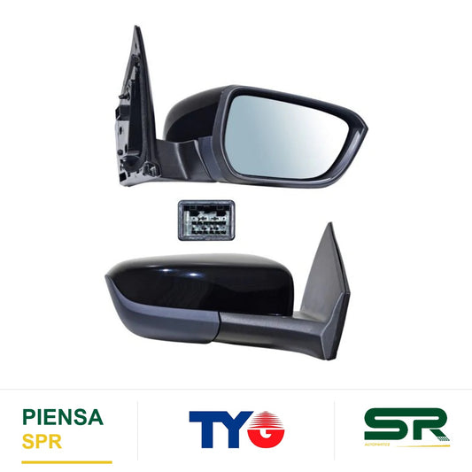 ESPEJO DERECHO PARA PINTAR ELÉCTRICO CHEVROLET CON DESEMPAÑANTE 5 PINES ONIX 2020-2025 TYG