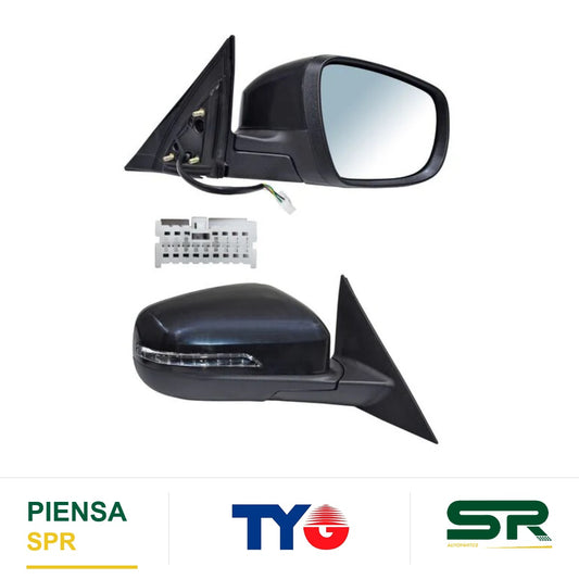 ESPEJO DERECHO CON DIRECCIONAL PARA PINTAR ELÉCTRICO CHIREY 6 PINES TIGGO 4 PRO 2023-2025 TYG