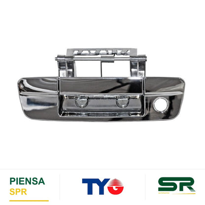 MANIJA TAPA CAJA CON HOYO CROMADA PLÁSTICO DODGE PICKUP 2009-2013 PARA LLAVE TYG