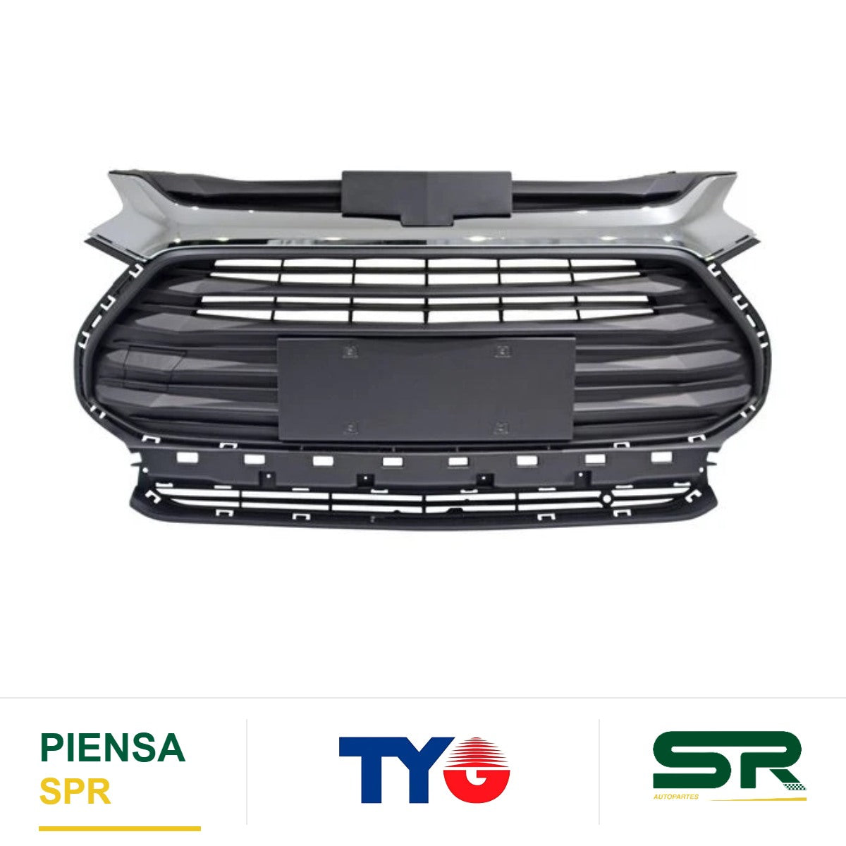 PARRILLA CON MOLDURA CROMADA CHEVROLET TRACKER 2021-2025 TYG