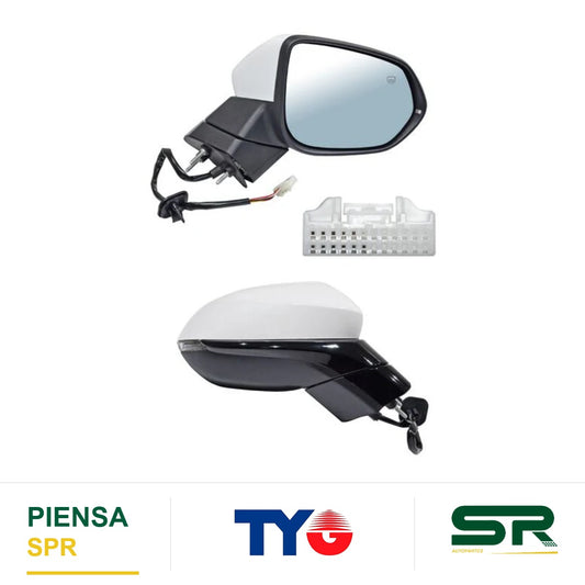 ESPEJO DERECHO CON DIRECCIONAL PARA PINTAR ELÉCTRICO CHANGAN AUTO 6 PINES CHANGAN 2022-2026 TYG