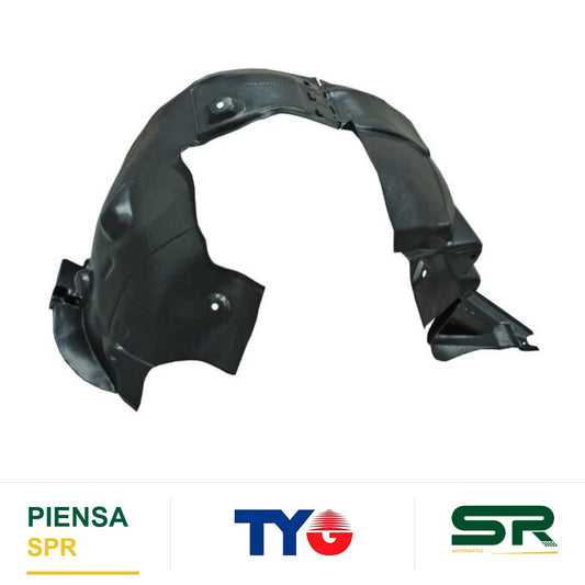 TOLVA SALPICADERA IZQUIERDA PLÁSTICO CHEVROLET SONIC 2012-2016 TYG