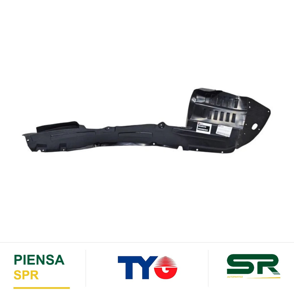 TOLVA SALPICADERA IZQUIERDA PLÁSTICO CHEVROLET S10 MAX 2023-2025 TYG