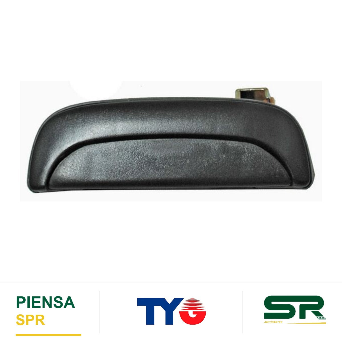 MANIJA EXTERIOR DELANTERA IZQUIERDA PLÁSTICO DODGE H100 2002-2006 CORRUGADA TYG
