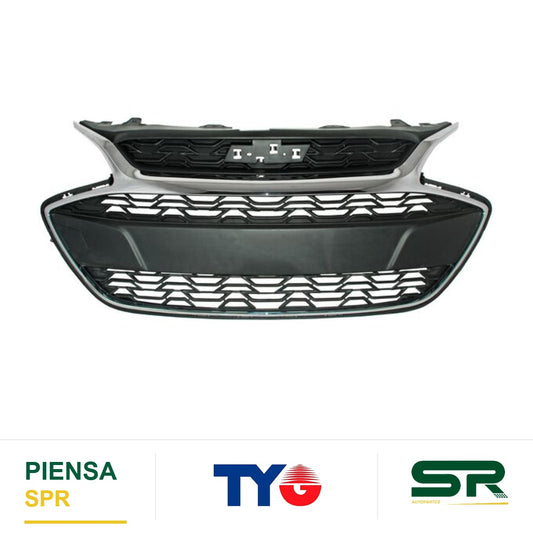 PARRILLA FILO CROMADO SUPERIOR CHEVROLET SPARK 2019-2021 / CENT TLDF 28704 PMM TYG