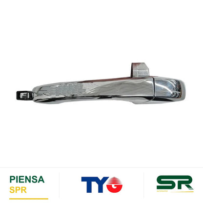 MANIJA EXTERIOR TRASERA IZQUIERDA CROMADA PLÁSTICO DODGE DURANGO 2011-2018 / GRAND CHEROKEE 2011-2020 TYG