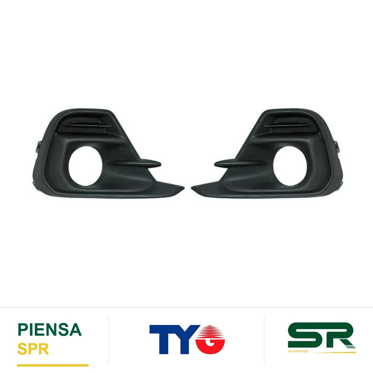 PARRILLA PARA FARO DE NIEBLA NEGRA CHEVROLET SPARK 2016-2018 TYG