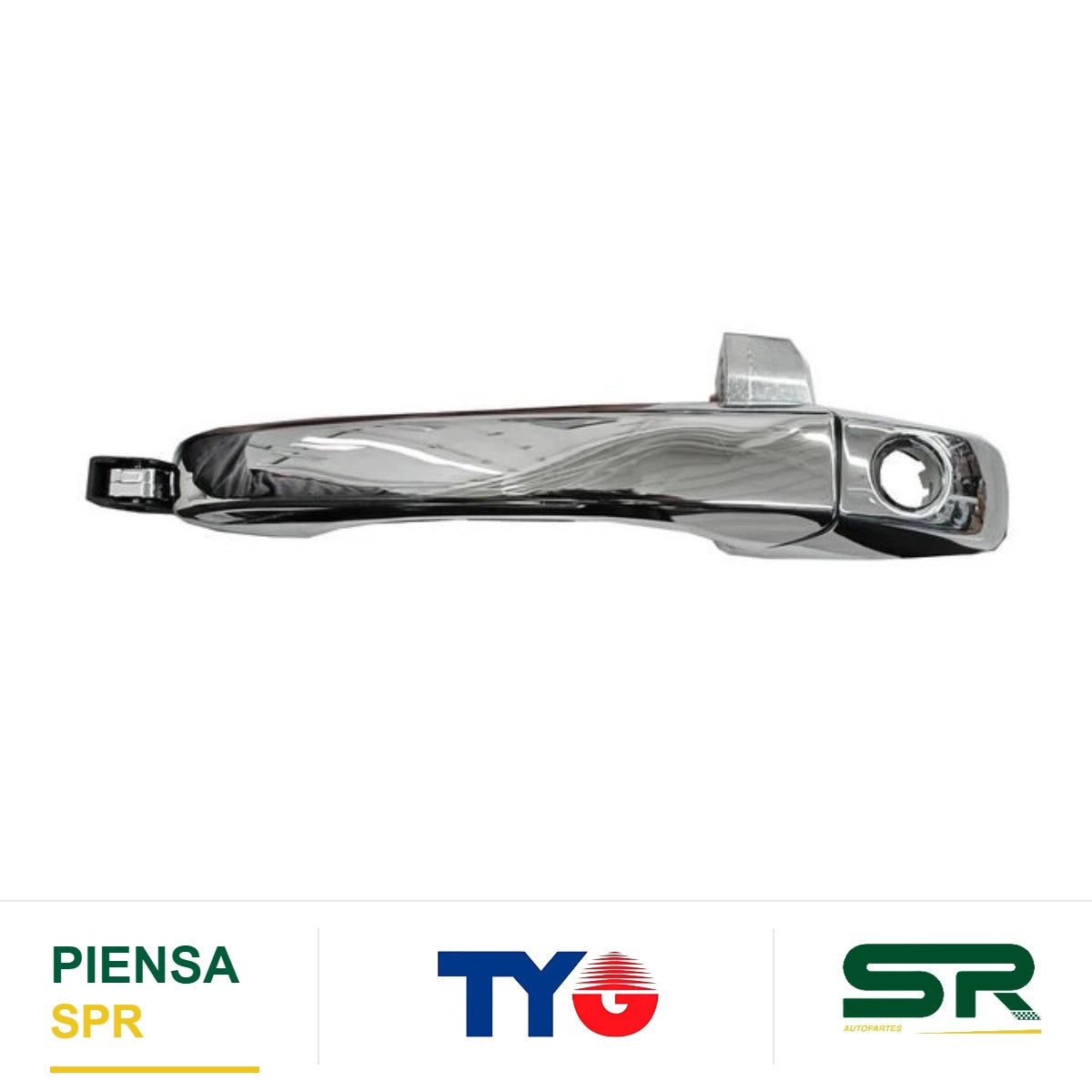 MANIJA EXTERIOR DELANTERA IZQUIERDA CROMADA PLÁSTICO DODGE DURANGO 2011-2018 TYG