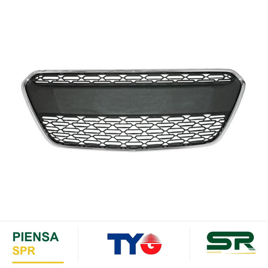PARRILLA FILO CROMADO INFERIOR CHEVROLET SPARK 2016-2018 LÍNEA NUEVA 28711 TYG