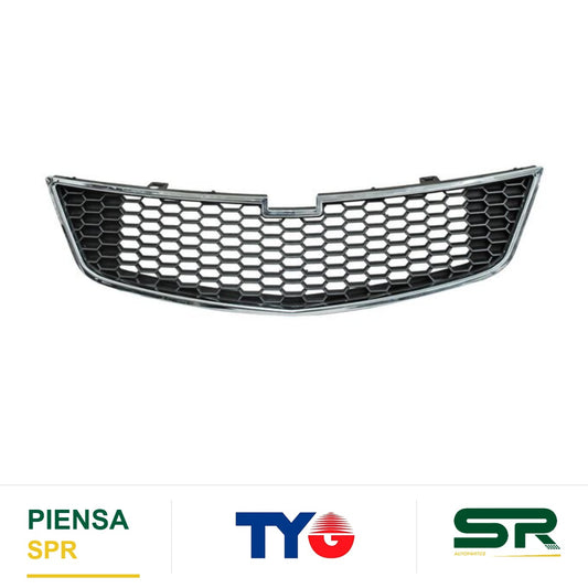 PARRILLA FILO CROMADO INFERIOR CHEVROLET SPARK 2011-2012 28712 TYG