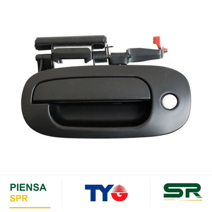 MANIJA EXTERIOR DELANTERA IZQUIERDA CON HOYO PLÁSTICO DODGE DURANGO 2002 / DAKOTA 2002-2004 LISA PARA LLAVE TYG