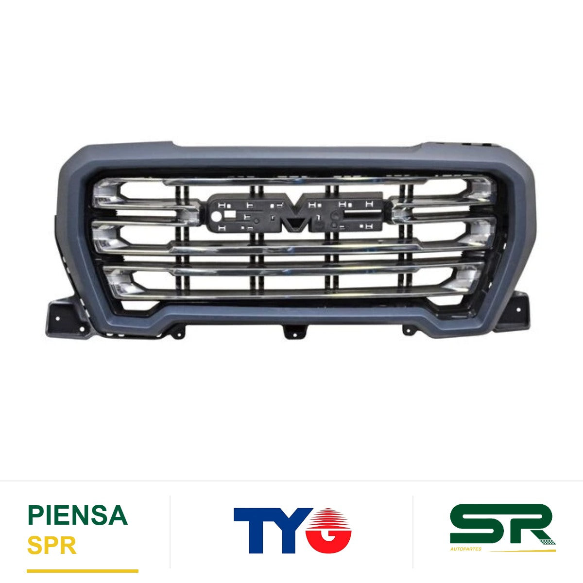 PARRILLA NEGRA CHEVROLET SIERRA PU 2019-2022 TYG