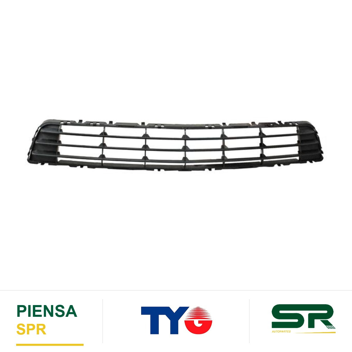 PARRILLA CENTRAL DE FASCIA NEGRA CHEVROLET MALIBU 2006-2008 TYG