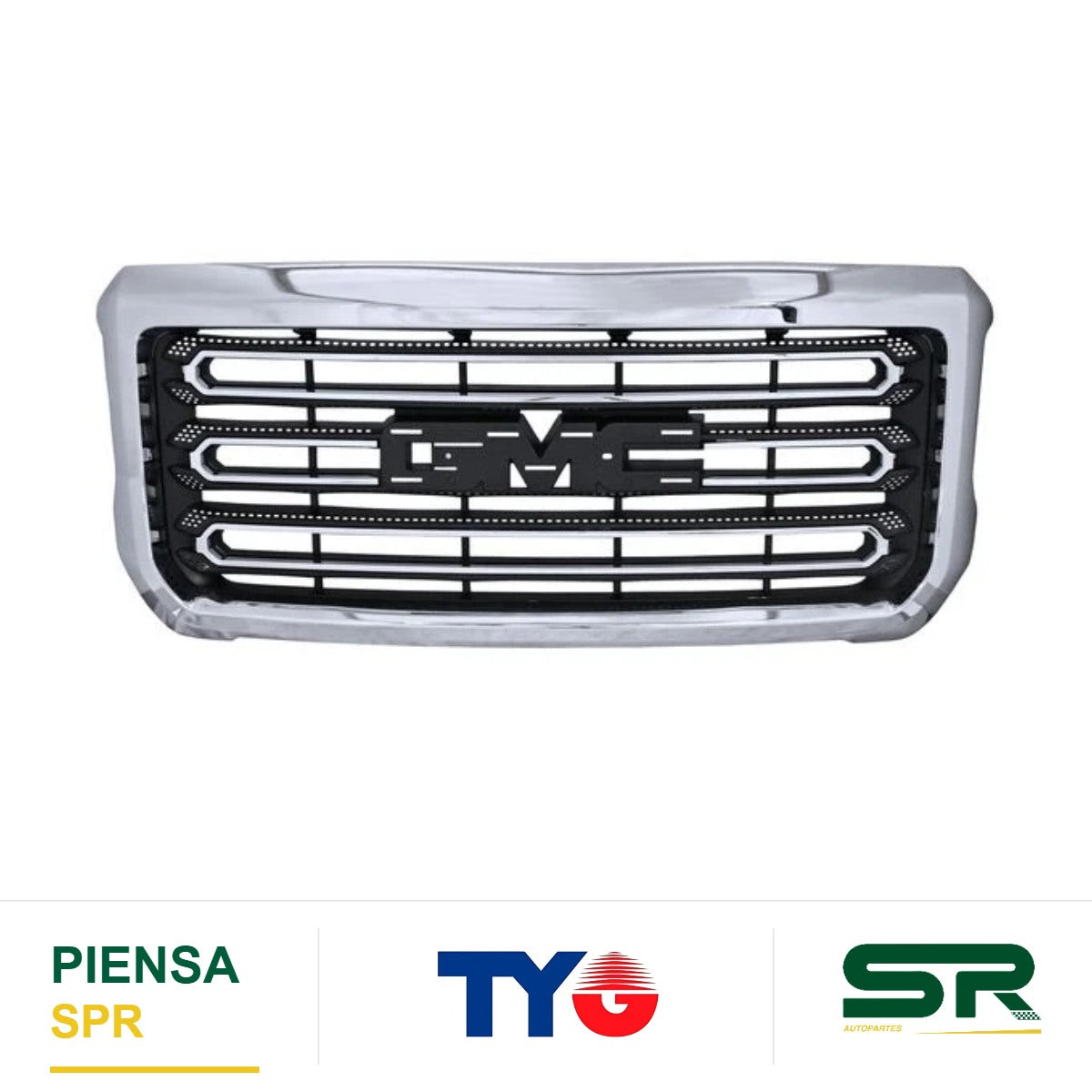 PARRILLA CROMADA 2500 3500 GMC PU 2014-2019 TYG