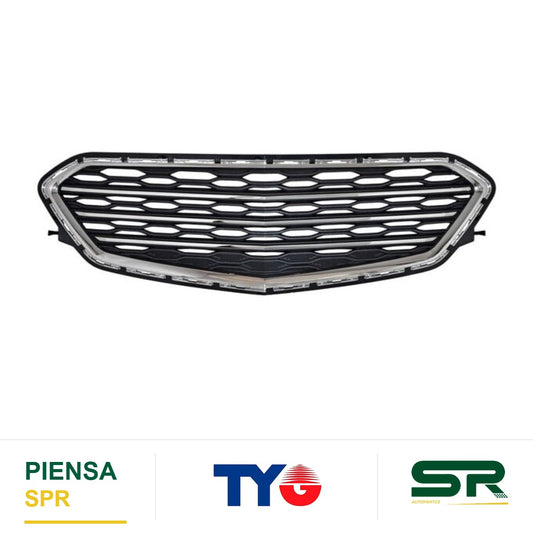 PARRILLA CON MOLDURA INFERIOR CROMADA CHEVROLET EQUINOX 2016-2017 FILO TYG