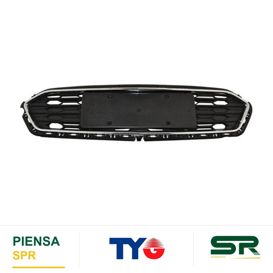 PARRILLA CON MOLDURA CROMADA INFERIOR NEGRA CHEVROLET CRUZE 2016-2018 LT LÍNEA NUEVA 464 TYG