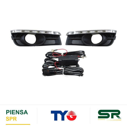 PARRILLA CHEVROLET CRUZE 2010-2016 P / FARO NIEBLA C / LEDS JGO TYG