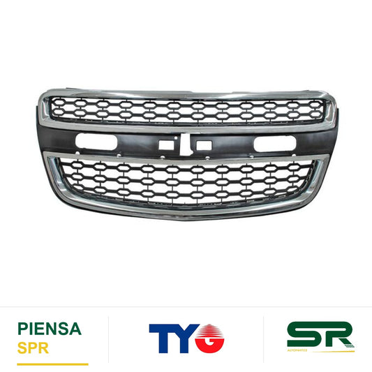 PARRILLA CON MOLDURA CROMADA NEGRA CHEVROLET COLORADO 2013-2015 / S10 2016 TYG
