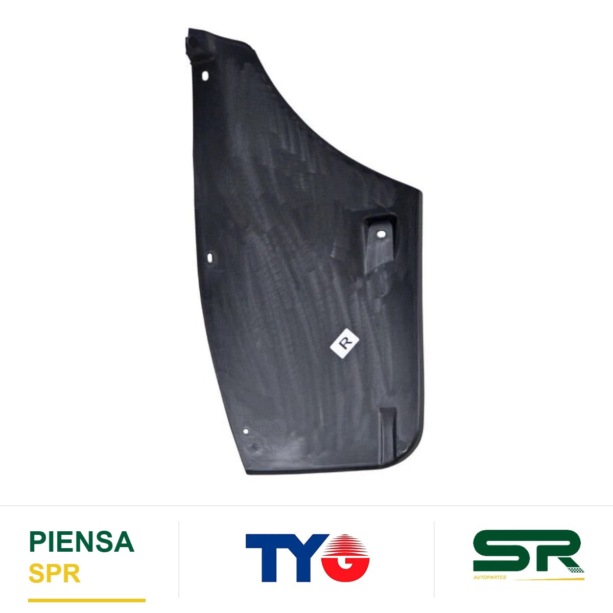 TOLVA COSTADO DERECHA TRASERA PLÁSTICO SECCIÓN CHEVROLET ONIX 2020-2025 TYG