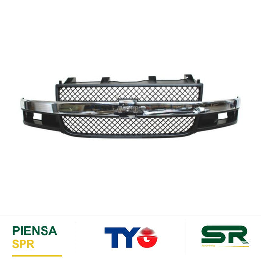 PARRILLA CROMADA CHEVROLET CHEV VAN EXPRESS 2003-2016 TYG