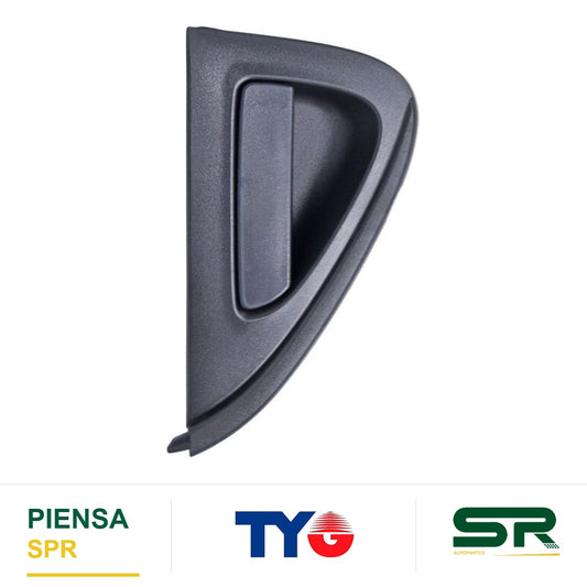 MANIJA EXTERIOR TRASERA IZQUIERDA PLÁSTICO CHEVROLET SPARK 2016-2021 CORRUGADA TYG