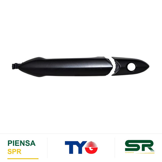 MANIJA EXTERIOR DELANTERA IZQUIERDA CON HOYO PLÁSTICO CHEVROLET SPARK 2016-2021 LISA P / LLAVE TYG