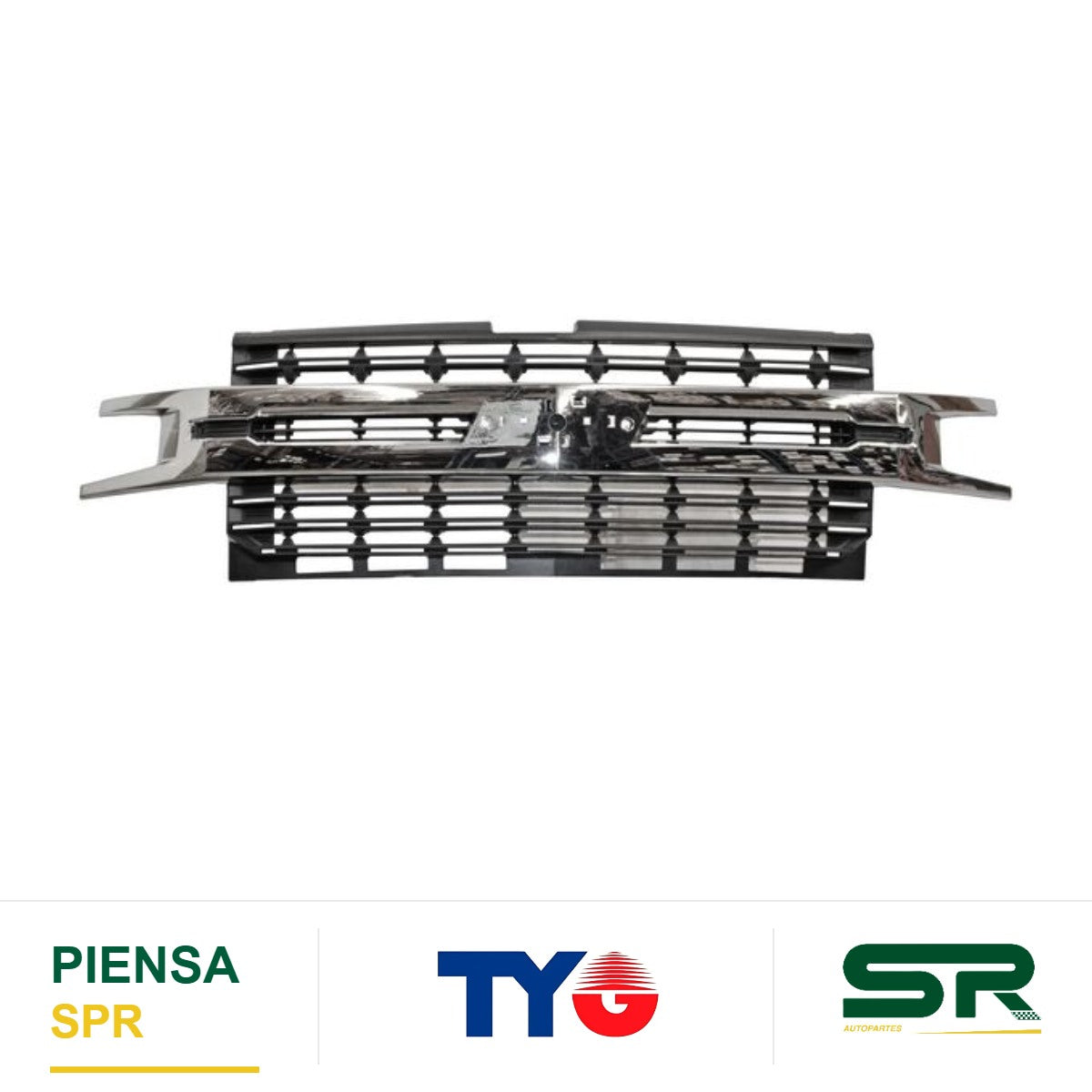 PARRILLA CROMADA CHEVROLET CHEV PU 2019-2022 TYG