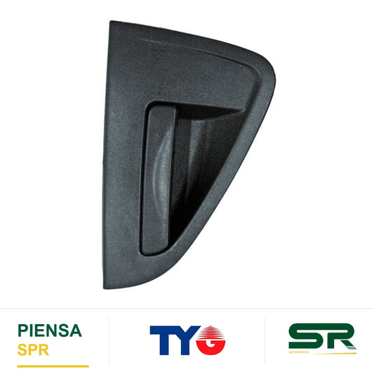 MANIJA EXTERIOR TRASERA IZQUIERDA PLÁSTICO CHEVROLET SPARK 2011-2017 / BEAT 2018-2021 ALD24S4 CORRUGADA TYG