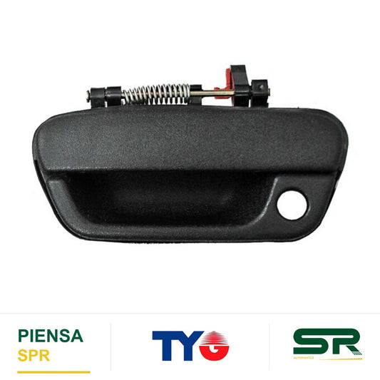 MANIJA EXTERIOR DELANTERA IZQUIERDA PLÁSTICO CHEVROLET SPARK 2011-2017 / BEAT 2018-2021 CORRUGADA ALD265 346 TYG