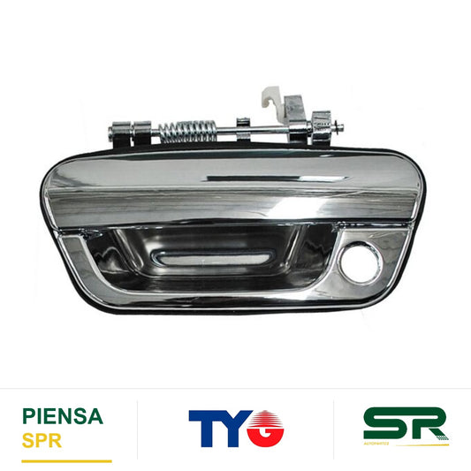 MANIJA EXTERIOR DELANTERA IZQUIERDA CROMADA PLÁSTICO CHEVROLET SPARK 2011-2017 TYG