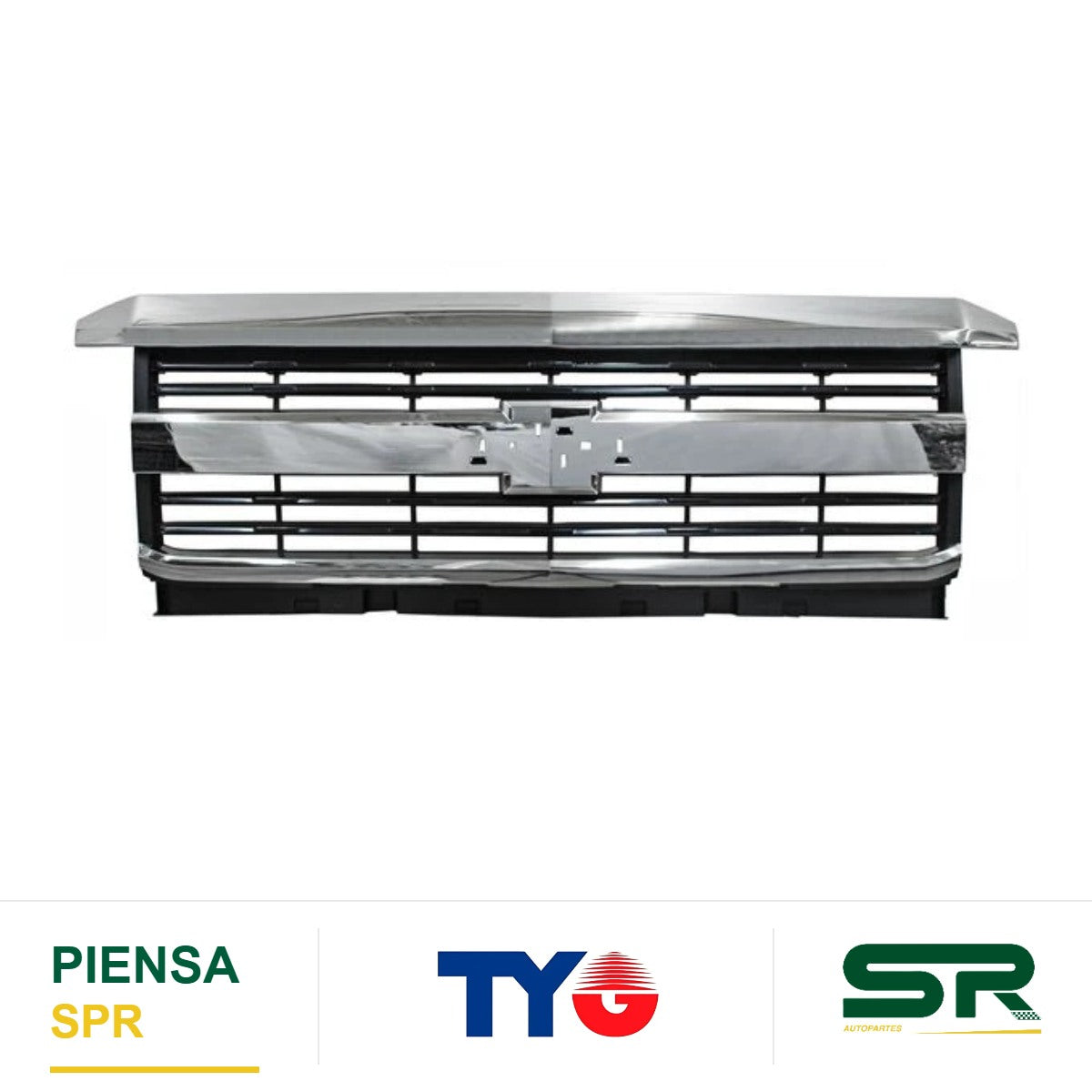 PARRILLA CROMADA 2500 3500 CHEVROLET CHEV PU 2016-2018 TYG