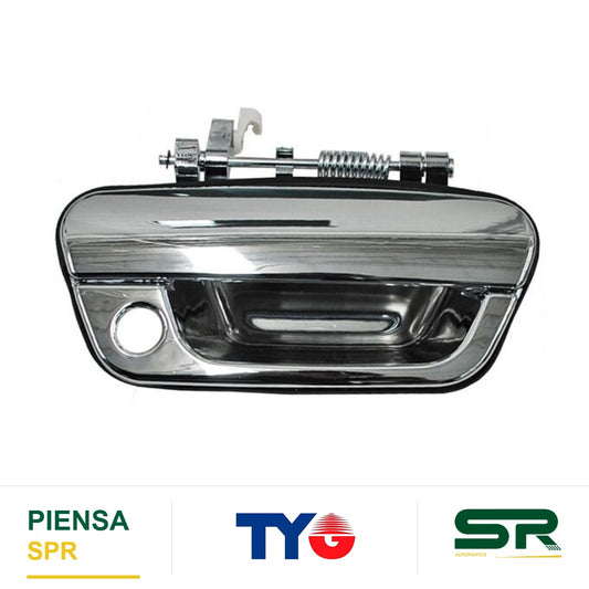 MANIJA EXTERIOR DELANTERA DERECHA CROMADA PLÁSTICO CHEVROLET SPARK 2011-2017 TYG