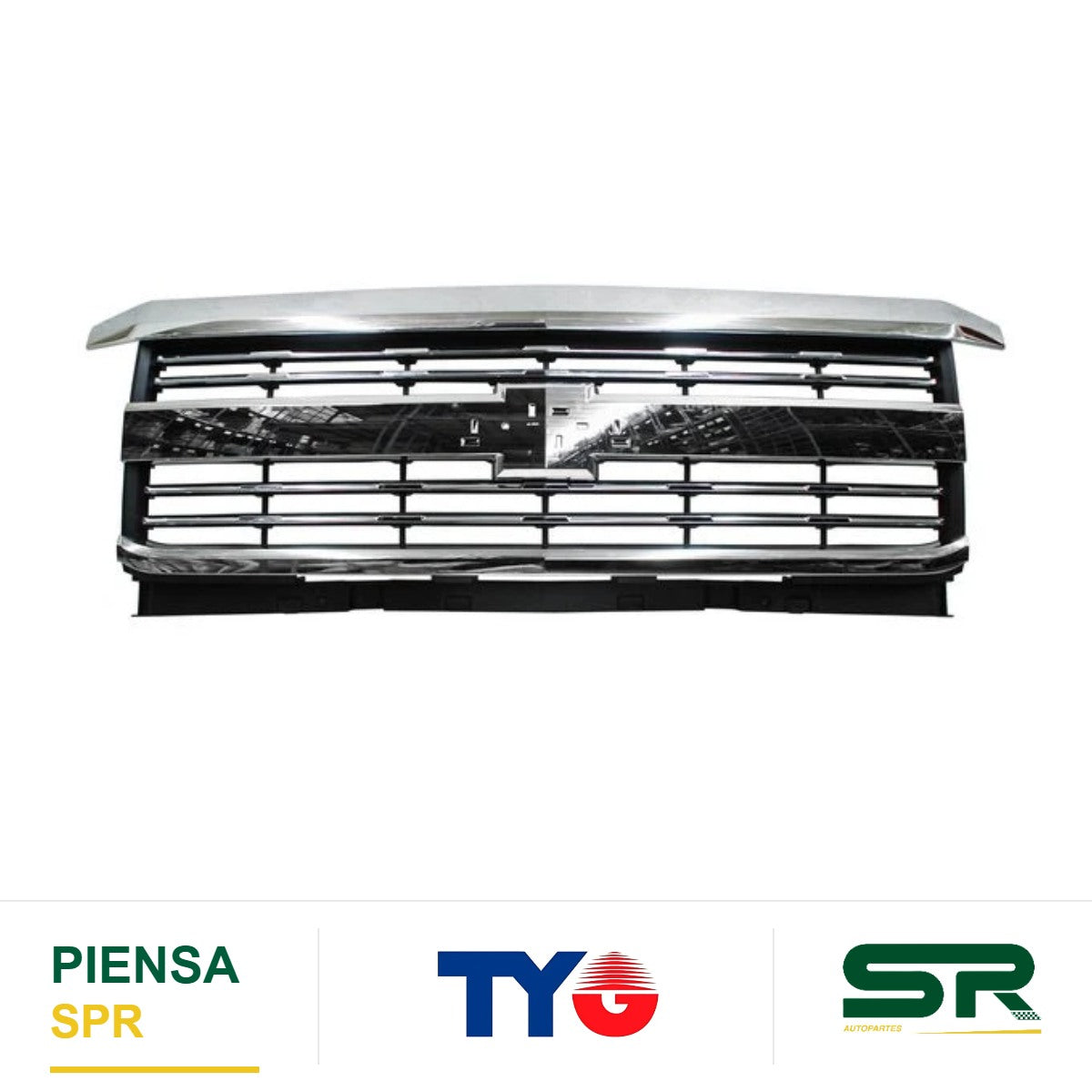 PARRILLA CROMADA 2500 CHEVROLET CHEV PU 2016-2018 TYG