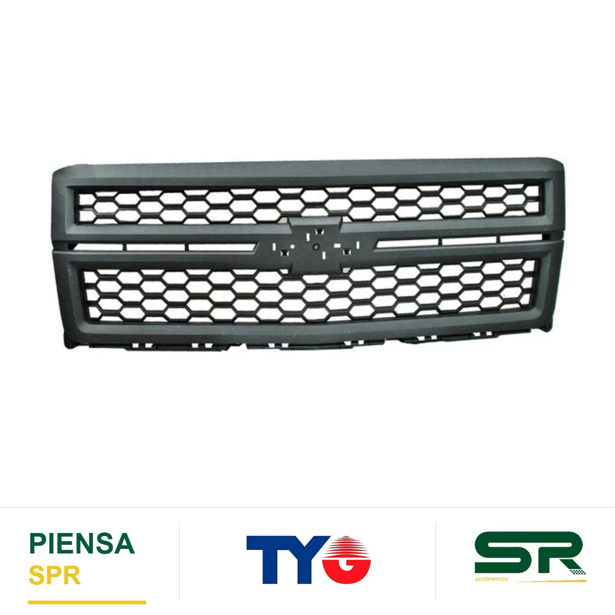 PARRILLA NEGRA 1500 CHEVROLET CHEV PU 2014-2015 TYG