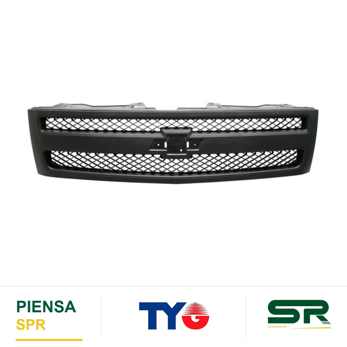 PARRILLA NEGRA ROMBOS CHEVROLET CHEV PU 2007-2013 TYG