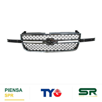 PARRILLA CROMADA CHEVROLET CHEV PU 2006-2007 TYG