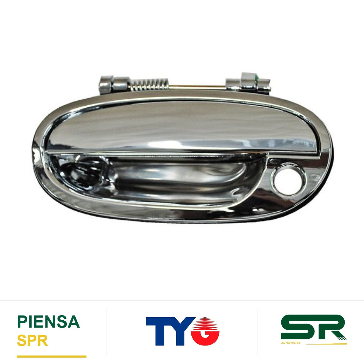 MANIJA EXTERIOR DELANTERA IZQUIERDA CROMADA PLÁSTICO CHEVROLET MATIZ G2 2006-2015 TYG