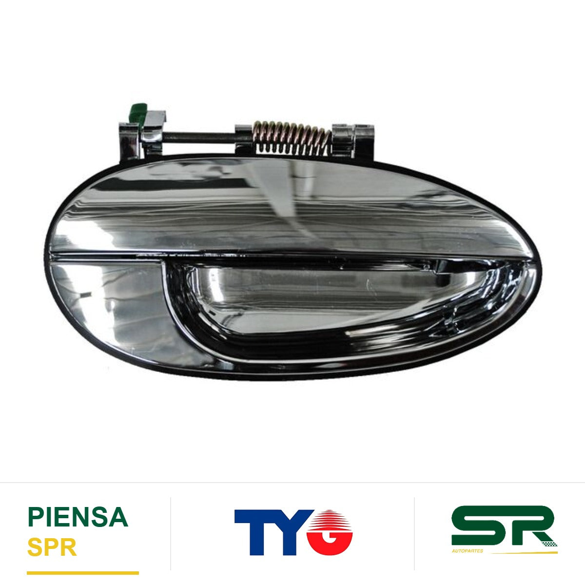 MANIJA EXTERIOR TRASERA IZQUIERDA CROMADA PLÁSTICO CHEVROLET MATIZ 2004-2005 TYG