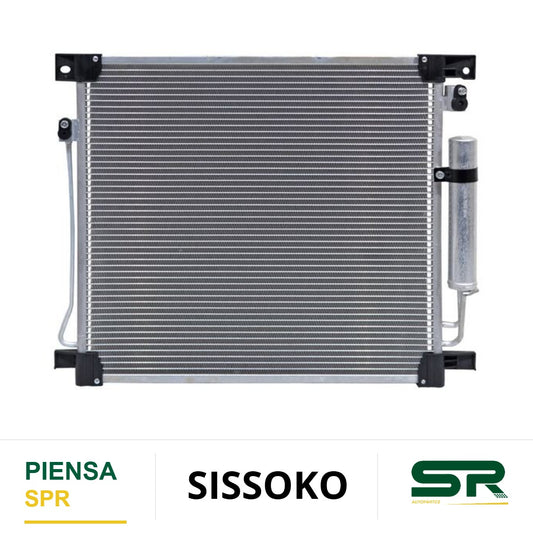 CONDENSADOR MITSUBISHI ALUM 2016-2024 2.4 2.5 LTS CON SECADOR 19 AUTOMÁTICO / ESTÁNDAR SISSOKO