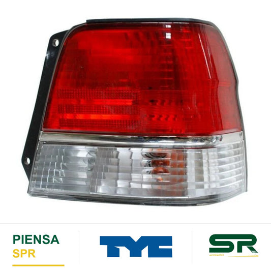 CALAVERA DERECHA SIN ARNÉS ROJO/BLANCO TOYOTA TERCEL 1998-1999 TYC