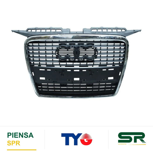 PARRILLA FILO CROMADO AUDI A3 2004-2008 TYG