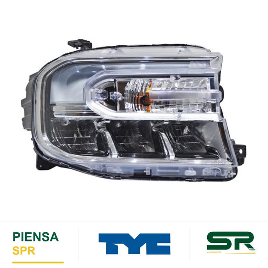 FARO DERECHO LED FONDO CROMADO FORD C/ LUZ DE DIA MAVERICK 2022-2024 TYC