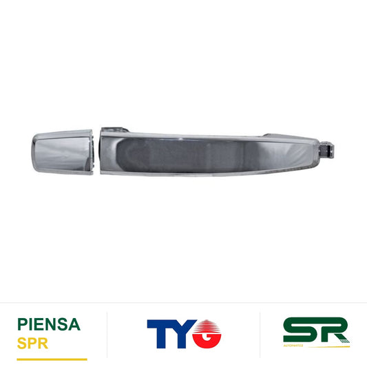 MANIJA EXTERIOR TRASERA CROMADA PLÁSTICO CHEVROLET AVEO 2008-2017 / CAPTIVA 2008-2011 / PONTIAC G3 2006-2009 LH=RH 346U TYG