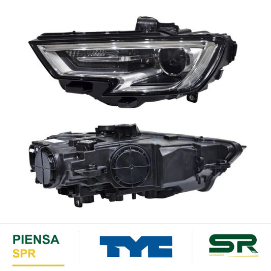 FARO IZQUIERDO ELÉCTRICO LED AUDI CON MOTOR A3 2017-2020 TYC