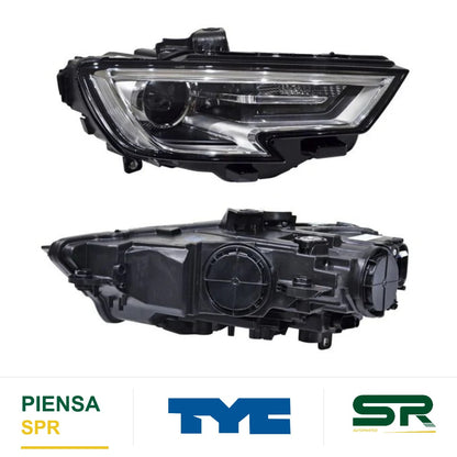 FARO DERECHO CON MOTOR ELÉCTRICO LED AUDI A3 2017-2020 TYC
