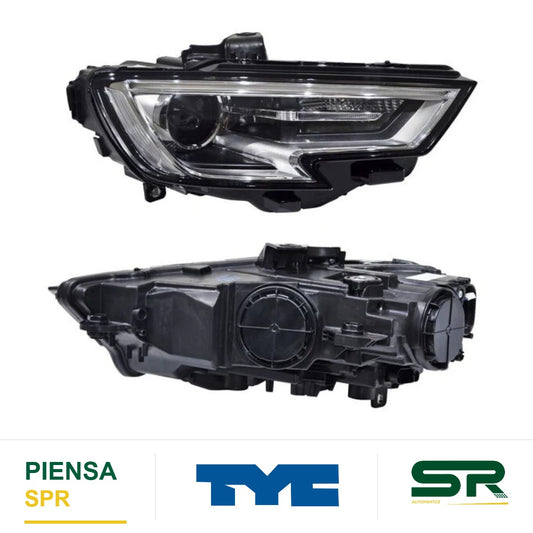 FARO DERECHO ELÉCTRICO LED AUDI CON MOTOR A3 2017-2020 TYC
