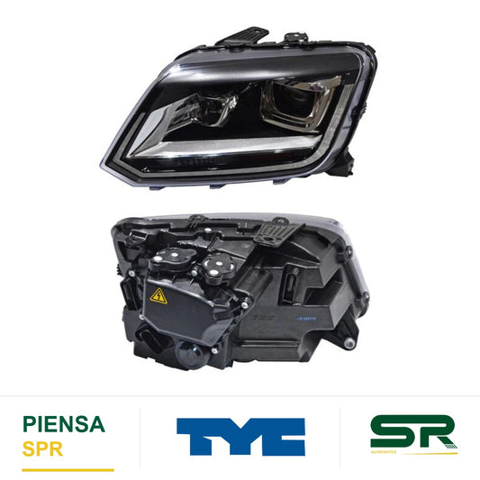 FARO IZQUIERDO ELÉCTRICO LED VOLKSWAGEN CON MOTOR AMAROK 2018-2023 TYC