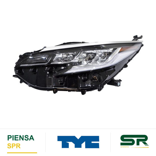 FARO IZQUIERDO LED TOYOTA LIMITED FILO CROM LUZ DE DIA SIENNA 2021-2025 TYC