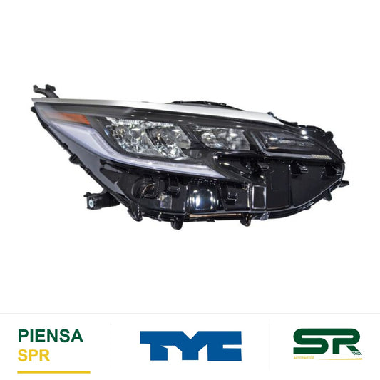FARO DERECHO LED NEGRO TOYOTA XSE FILO LUZ DE DIA SIENNA 2021-2025 TYC